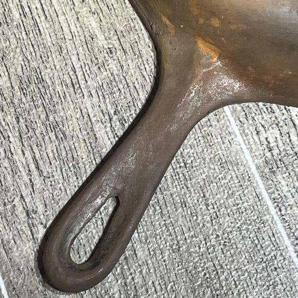 Vintage WAGNER SIDNEY-O No 6 Cast Iron Skillet 1056 L  9" - Picture 5 of 5